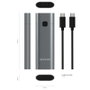 Aisens Caja Externa M.2 NVMe ASM2-021GR USB 3.2 Gen2 Gris
